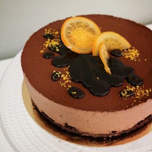 Appelsiini-suklaakakku (Vegaaninen & G)